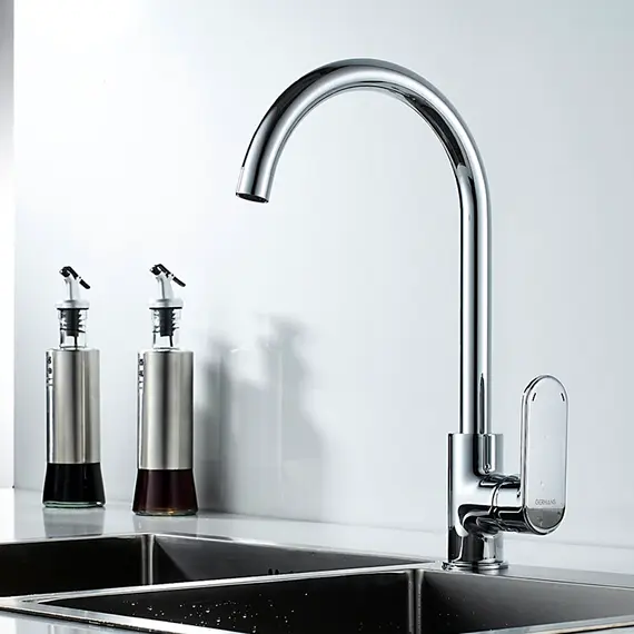 Смеситель для кухни Gerhans K14022 хром, изображение 9