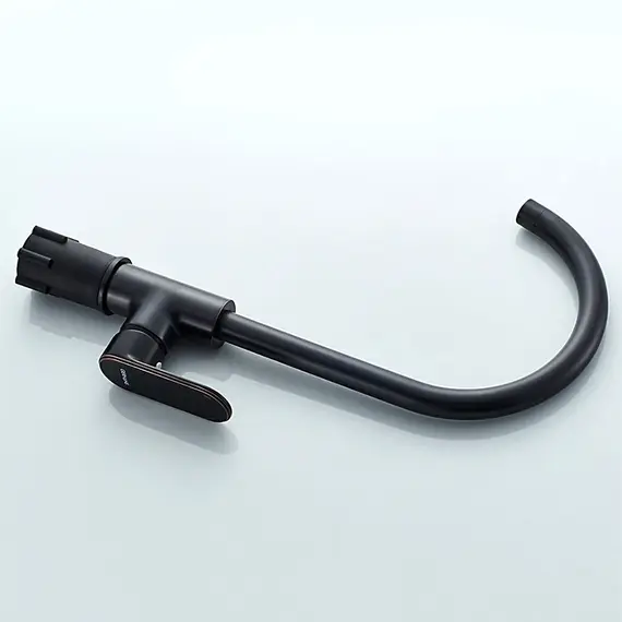 Смеситель для кухни Gerhans K14022T черный, изображение 4