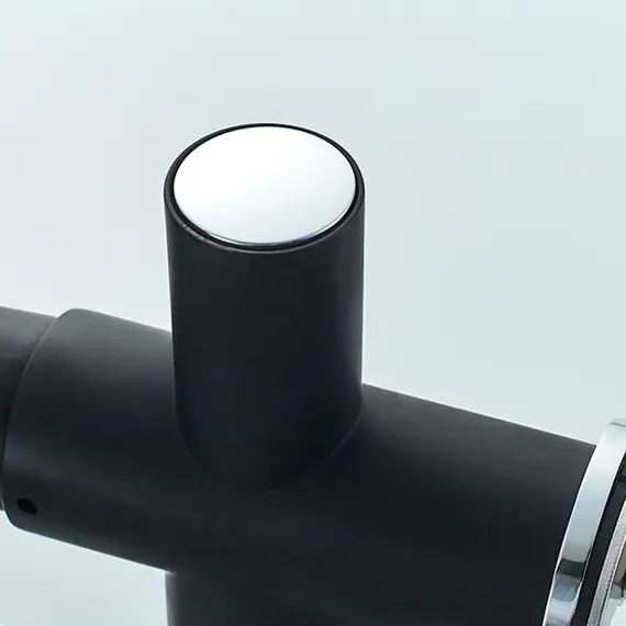 Смеситель для кухни с гибким изливом и встроенным краном под фильтр питьевой воды Gerhans K14090B-2 черный, изображение 6