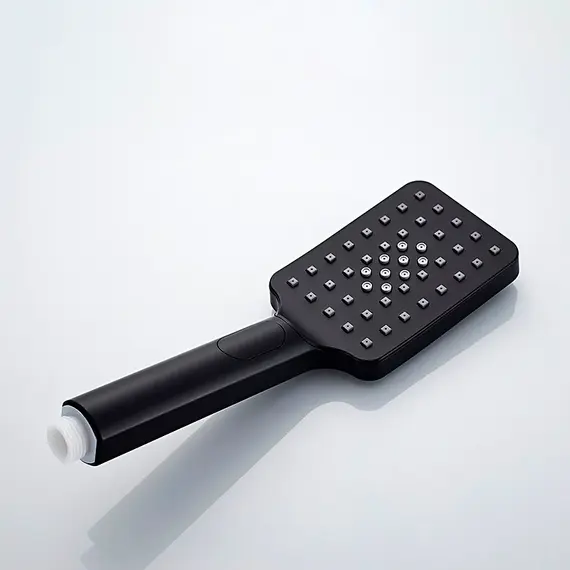 Смеситель для ванны Ledeme R L3178B матовый черный с коротким поворотным изливом, изображение 7