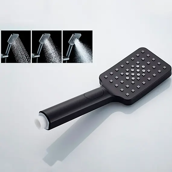 Смеситель для ванны Ledeme R L3178B матовый черный с коротким поворотным изливом, изображение 8