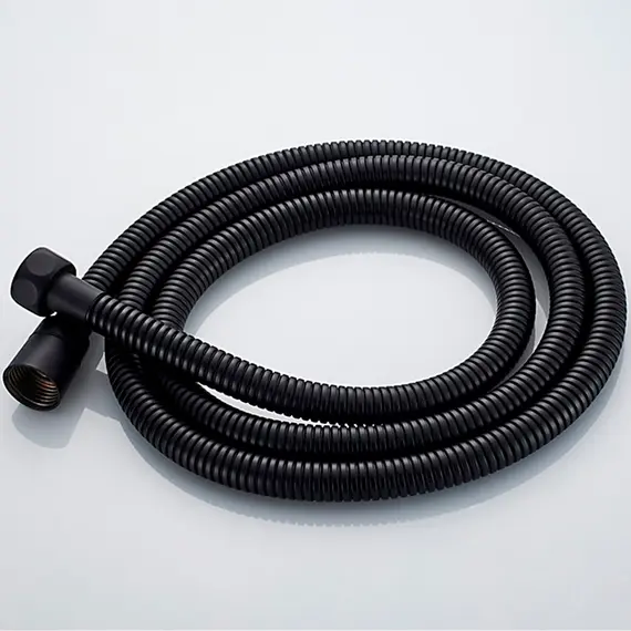 Смеситель для ванны Ledeme R L3178B матовый черный с коротким поворотным изливом, изображение 9