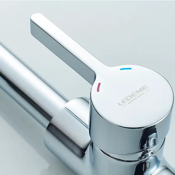 Смеситель для кухни Ledeme L4299 хром, изображение 5