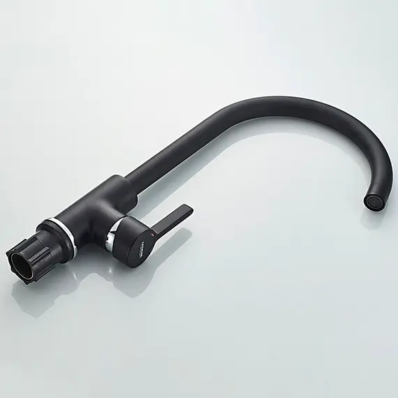 Смеситель для кухни Ledeme R L4299B черный, изображение 4