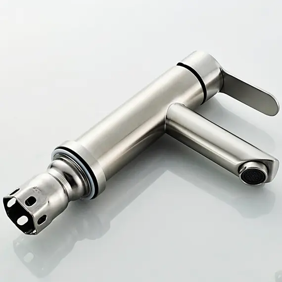 Смеситель для умывальника Ledeme L71003 нержавеющая сталь, изображение 4