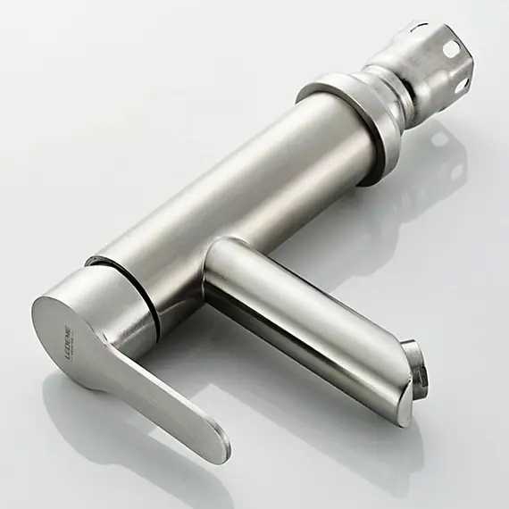 Смеситель для умывальника Ledeme L71003 нержавеющая сталь, изображение 5