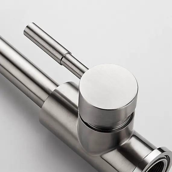 Смеситель для кухни со складным изливом Ledeme L74005 нержавеющая сталь, изображение 8