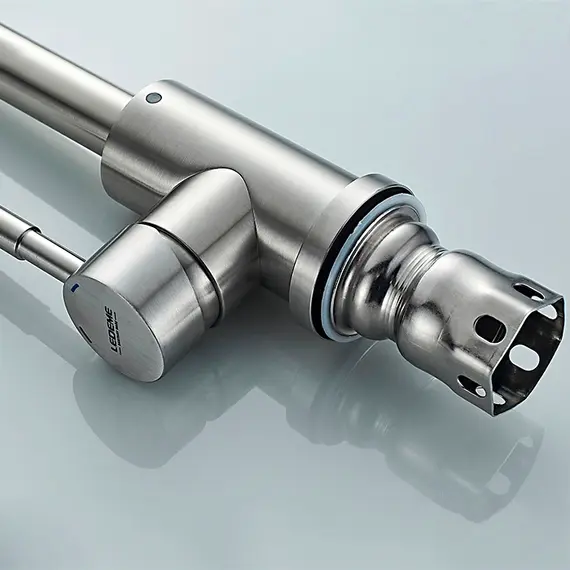 Смеситель для кухни Ledeme L74998A-3 суперсталь, изображение 6