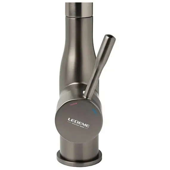 Смеситель для кухни Ledeme R L4698U графит, изображение 4