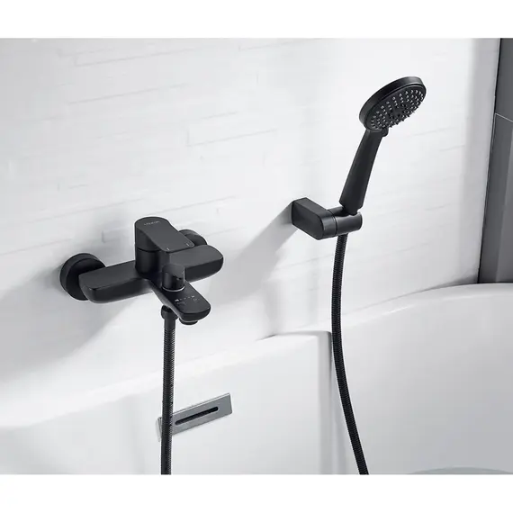 Смеситель для ванны Ledeme L73218B черный, изображение 3