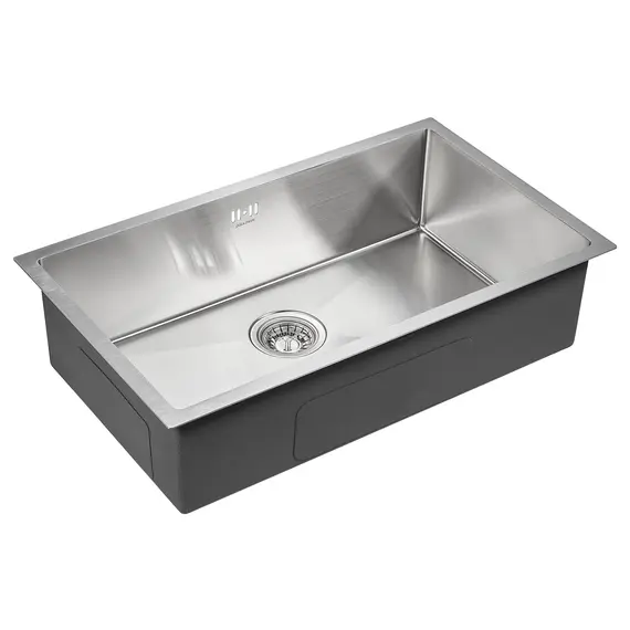 Мойка из нержавейки Paulmark Gerberg 74 Uni PM257444-BS нержавеющая сталь 74 x 44 см, изображение 3
