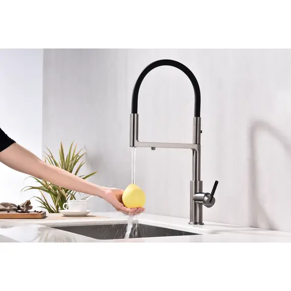 Смеситель для кухни Paulmark Tornado Starke To213402-B беретта с краном для фильтра питьевой воды, изображение 4