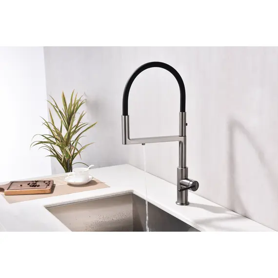 Смеситель для кухни Paulmark Tornado Starke To213402-B беретта с краном для фильтра питьевой воды, изображение 12