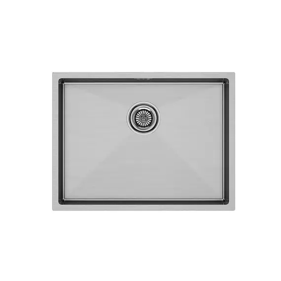 Мойка из нержавейки Paulmark Next 58 Uni PM215844-BS брашированная сталь 58 x 44 см