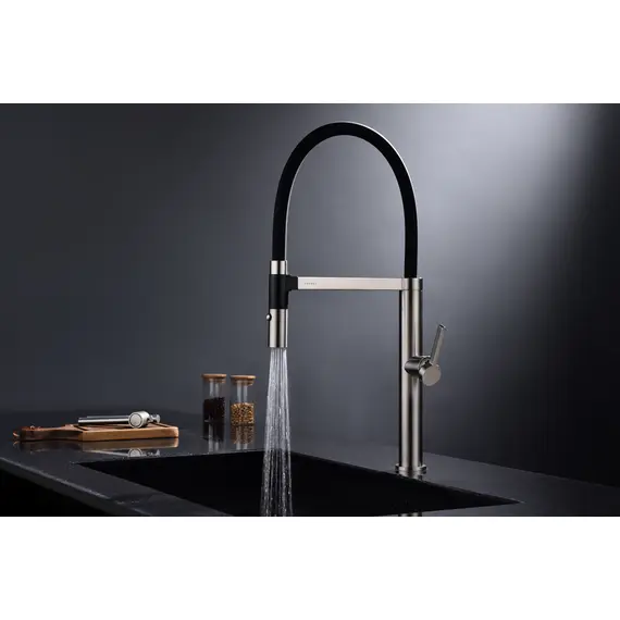 Смеситель для кухни Paulmark Leader Starke Le214101-NI никель, изображение 8