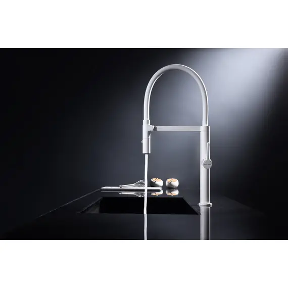 Смеситель для кухни Paulmark Leader Starke Le214101-431 белый матовый, изображение 4