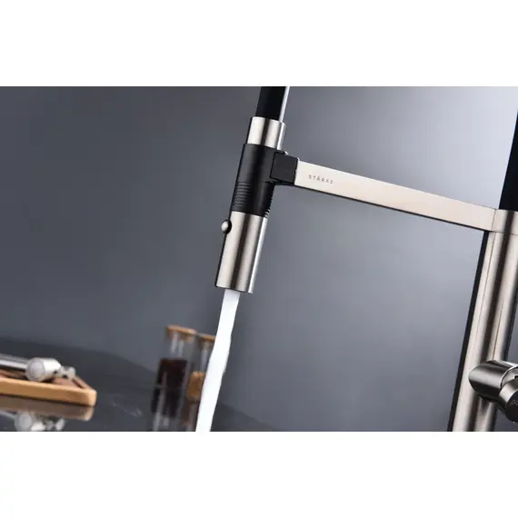 Смеситель для кухни Paulmark Leader Starke Le214101-NI никель, изображение 13