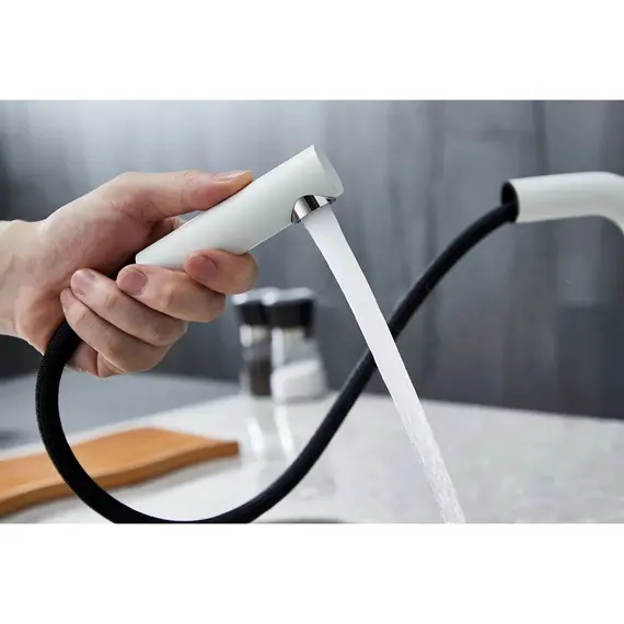 Смеситель для кухни Paulmark Kassel Ka214311-431TW белый матовый, изображение 8