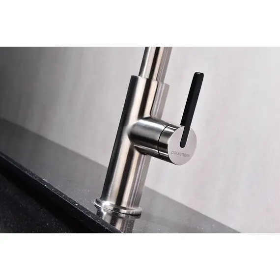 Смеситель для кухни Paulmark Tornado Starke To213402-NI никель с краном для фильтра питьевой воды, изображение 13