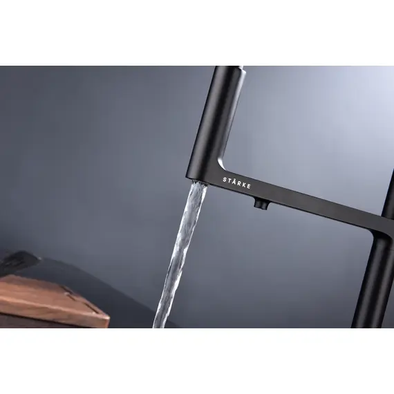 Смеситель для кухни Paulmark Tornado Starke To213402-401 антрацит с краном для фильтра питьевой воды, изображение 12