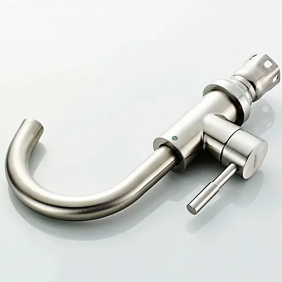 Смеситель для умывальника Ledeme R L1098-3 нержавеющая сталь, изображение 6