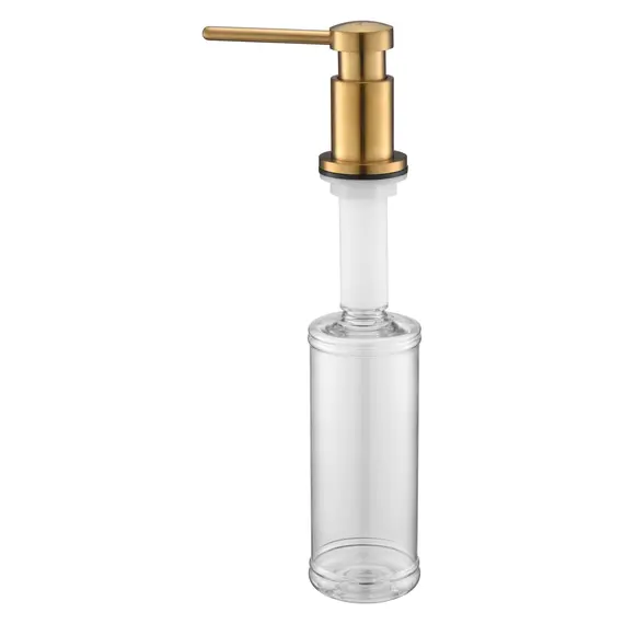 Дозатор для жидкого мыла Paulmark Brevit D005-BG брашированное золото, изображение 3
