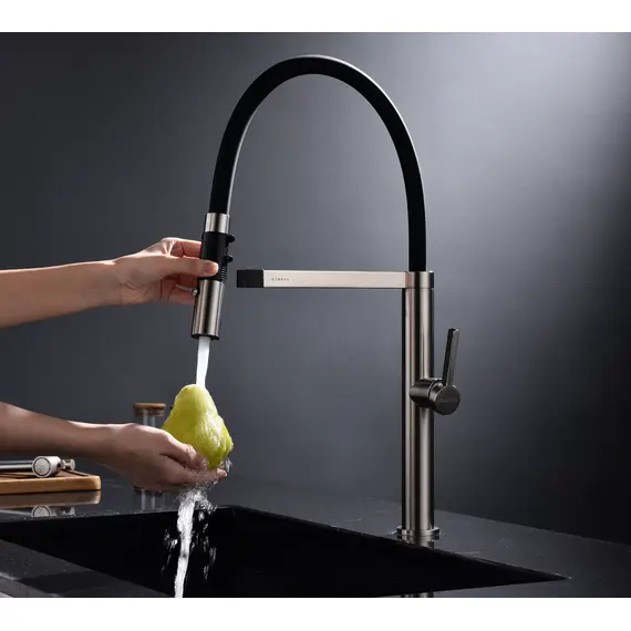 Смеситель для кухни Paulmark Leader Starke Le214101-NI никель, изображение 9