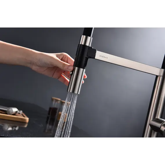 Смеситель для кухни Paulmark Leader Starke Le214101-NI никель, изображение 10