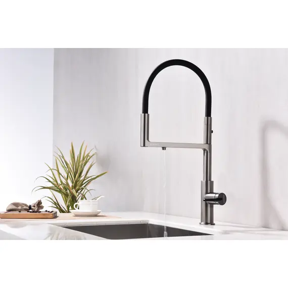 Смеситель для кухни Paulmark Tornado Starke To213402-B беретта с краном для фильтра питьевой воды, изображение 2