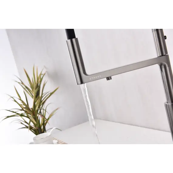 Смеситель для кухни Paulmark Tornado Starke To213402-B беретта с краном для фильтра питьевой воды, изображение 8