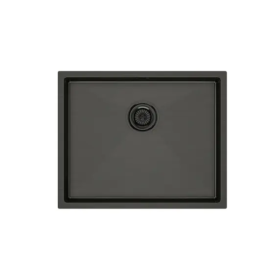 Мойка из нержавейки Paulmark Next 54 Uni PM215444-GM вороненая сталь 54 x 44 см