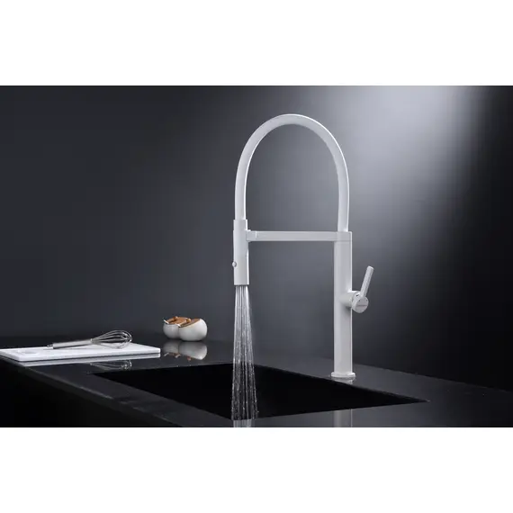 Смеситель для кухни Paulmark Leader Starke Le214101-431 белый матовый, изображение 11