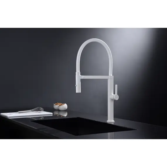 Смеситель для кухни Paulmark Leader Starke Le214101-431 белый матовый, изображение 9