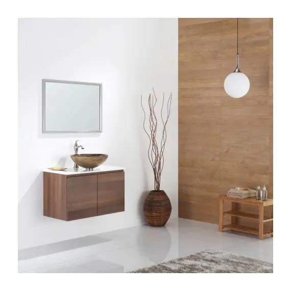 Накладная стеклянная раковина чаша (умывальник) Kraus Terra GV-395-19 (античное золото), изображение 7