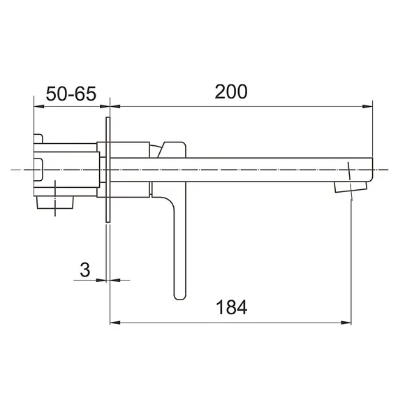 Настенный смеситель для накладной раковины в ванну Gappo G1017-13 Настенный смеситель для накладной раковины в ванну Gappo G1017-13