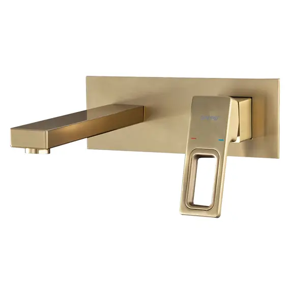 Настенный смеситель для накладной раковины в ванну Gappo G1017-13, изображение 2