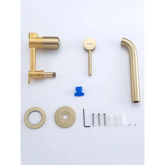 Настенный смеситель для накладной раковины в ванну Gappo G1206-3, изображение 2