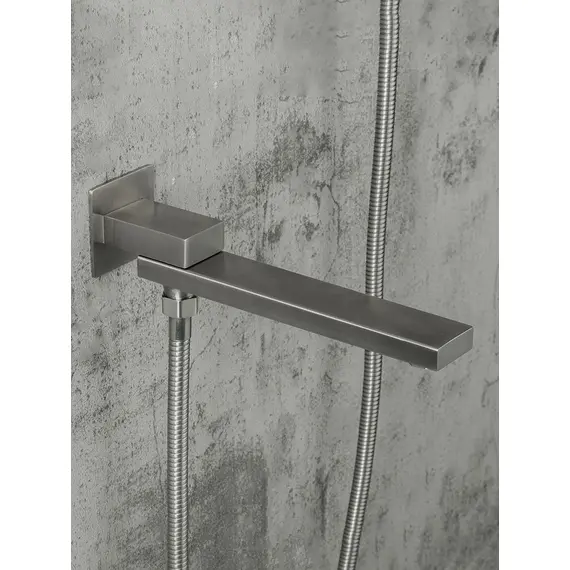 Встраиваемый душевой комплект скрытого монтажа (смеситель с тропическим душем 3 функции) Gappo G7199-20 сатин, нержавеющая сталь, изображение 5 Встраиваемый душевой комплект скрытого монтажа (смеситель с тропическим душем 3 функции) Gappo G7199-20 сатин, нержавеющая сталь, изображение 5