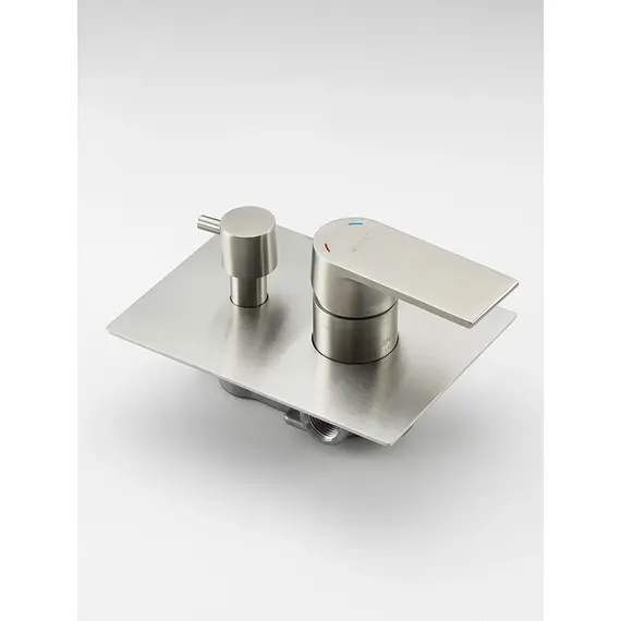 Встраиваемый душевой комплект скрытого монтажа (смеситель с тропическим душем 3 функции) Gappo G7199-20 сатин, нержавеющая сталь, изображение 14 Встраиваемый душевой комплект скрытого монтажа (смеситель с тропическим душем 3 функции) Gappo G7199-20 сатин, нержавеющая сталь, изображение 14