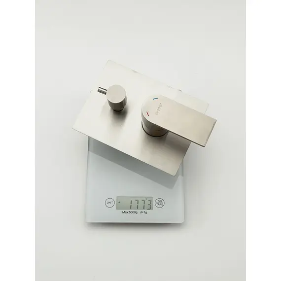 Встраиваемый душевой комплект скрытого монтажа (смеситель с тропическим душем 3 функции) Gappo G7199-20 сатин, нержавеющая сталь, изображение 18 Встраиваемый душевой комплект скрытого монтажа (смеситель с тропическим душем 3 функции) Gappo G7199-20 сатин, нержавеющая сталь, изображение 18