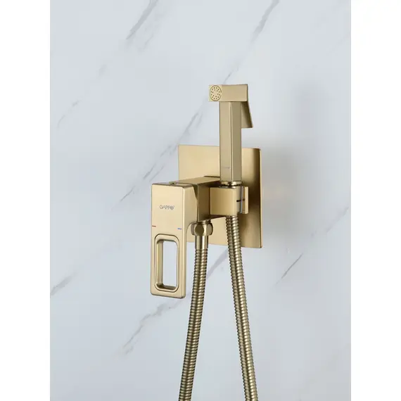 Встроенный гигиенический душ со смесителем для биде Gappo G7217-3, изображение 21