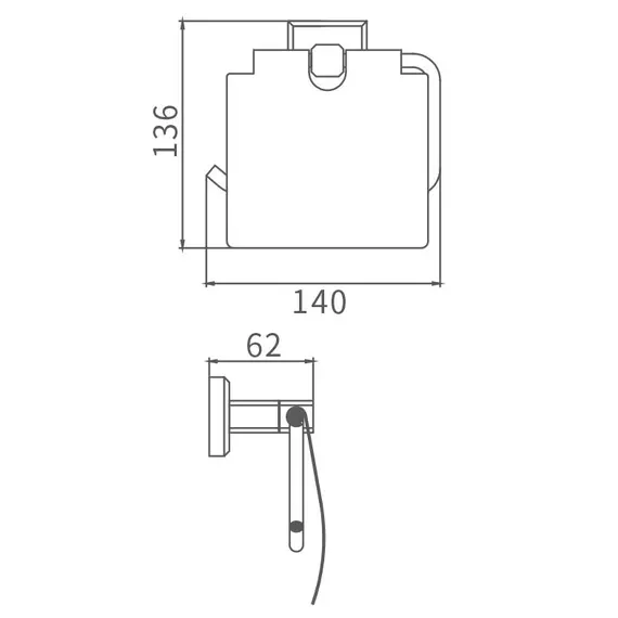 Держатель туалетной бумаги Gappo G3803, изображение 8