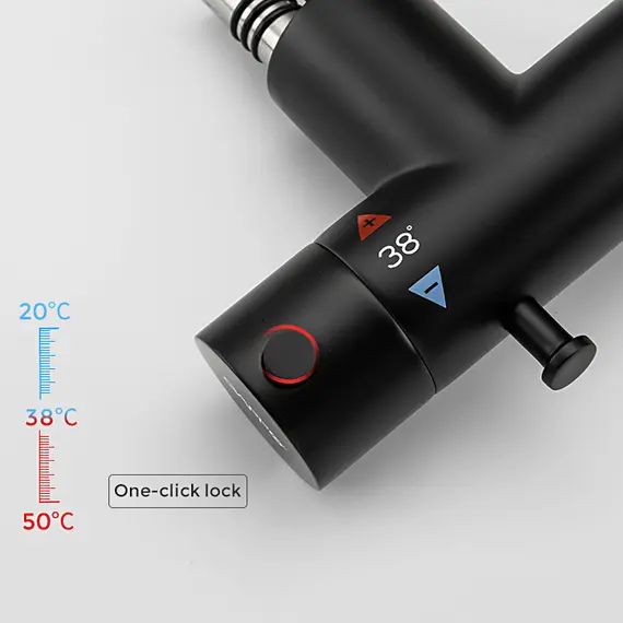 Термостатический гигиенический душ со смесителем для биде Gappo G7290-6, изображение 3 Термостатический гигиенический душ со смесителем для биде Gappo G7290-6, изображение 3