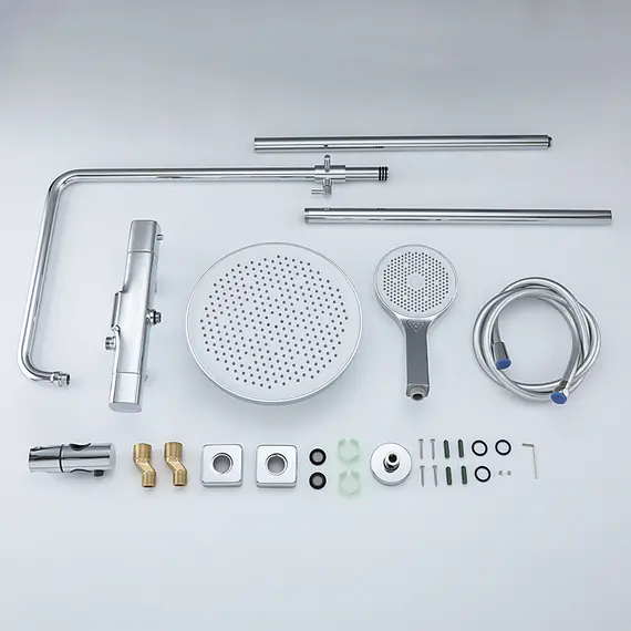 Душевая система с тропическим душем и термостатом Gappo G2495-71, изображение 6
