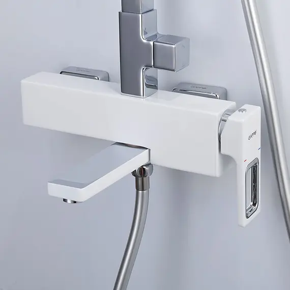 Душевая система с тропическим душем и смесителем Gappo G2417-8, изображение 10 Душевая система с тропическим душем и смесителем Gappo G2417-8, изображение 10