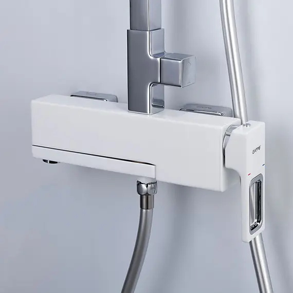 Душевая система с тропическим душем и смесителем Gappo G2417-8, изображение 9 Душевая система с тропическим душем и смесителем Gappo G2417-8, изображение 9