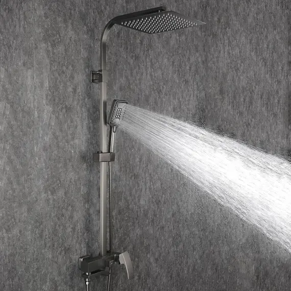 Душевая система с тропическим душем и смесителем Gappo G2407-9, изображение 3 Душевая система с тропическим душем и смесителем Gappo G2407-9, изображение 3