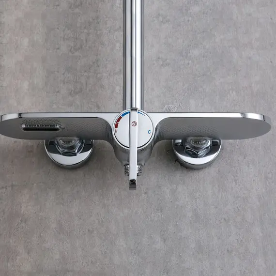 Душевая система с тропическим душем и смесителем Gappo G2495-91, изображение 11