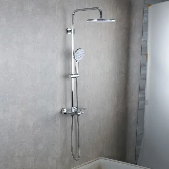 Душевая система с тропическим душем и смесителем Gappo G2495-91, изображение 12