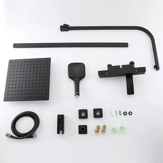 Душевая система с тропическим душем и термостатом Gappo G2407-60, изображение 9 Душевая система с тропическим душем и термостатом Gappo G2407-60, изображение 9